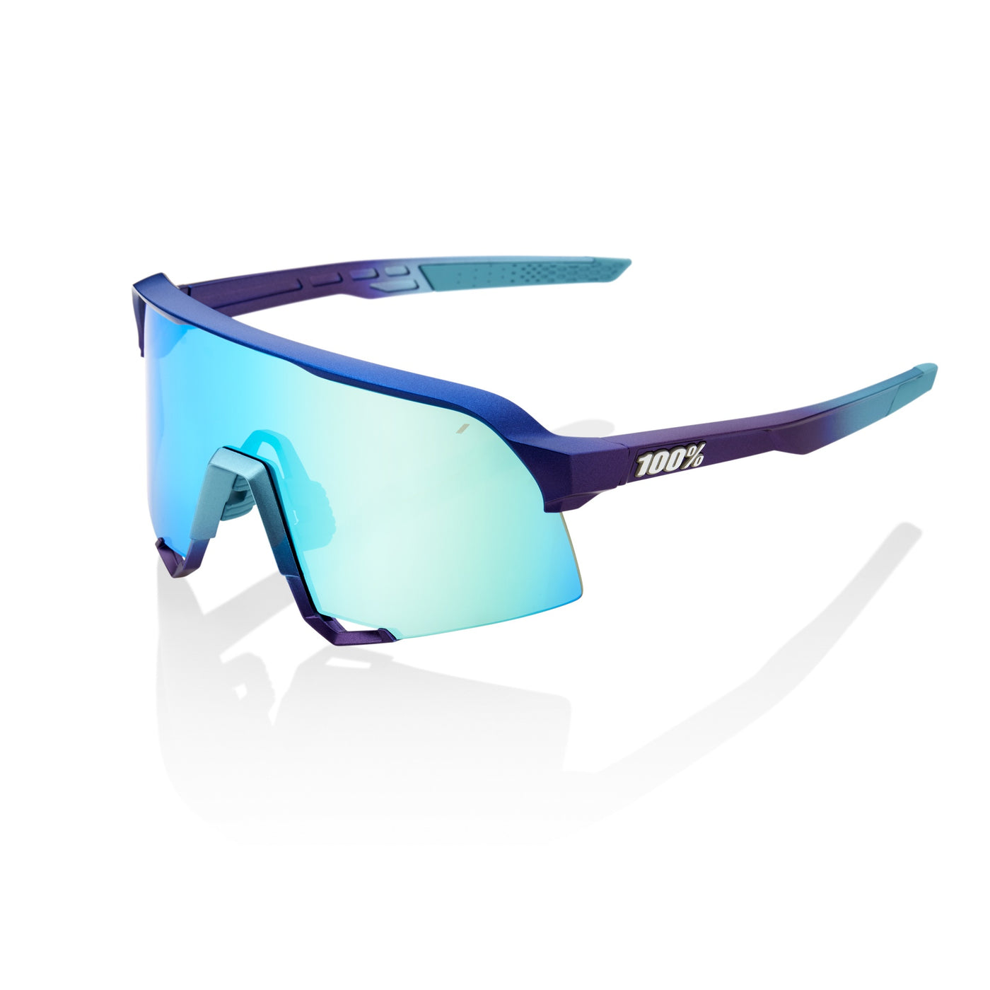 Sunglasses 100% S3 - Matte Metallic - Blue Topaz