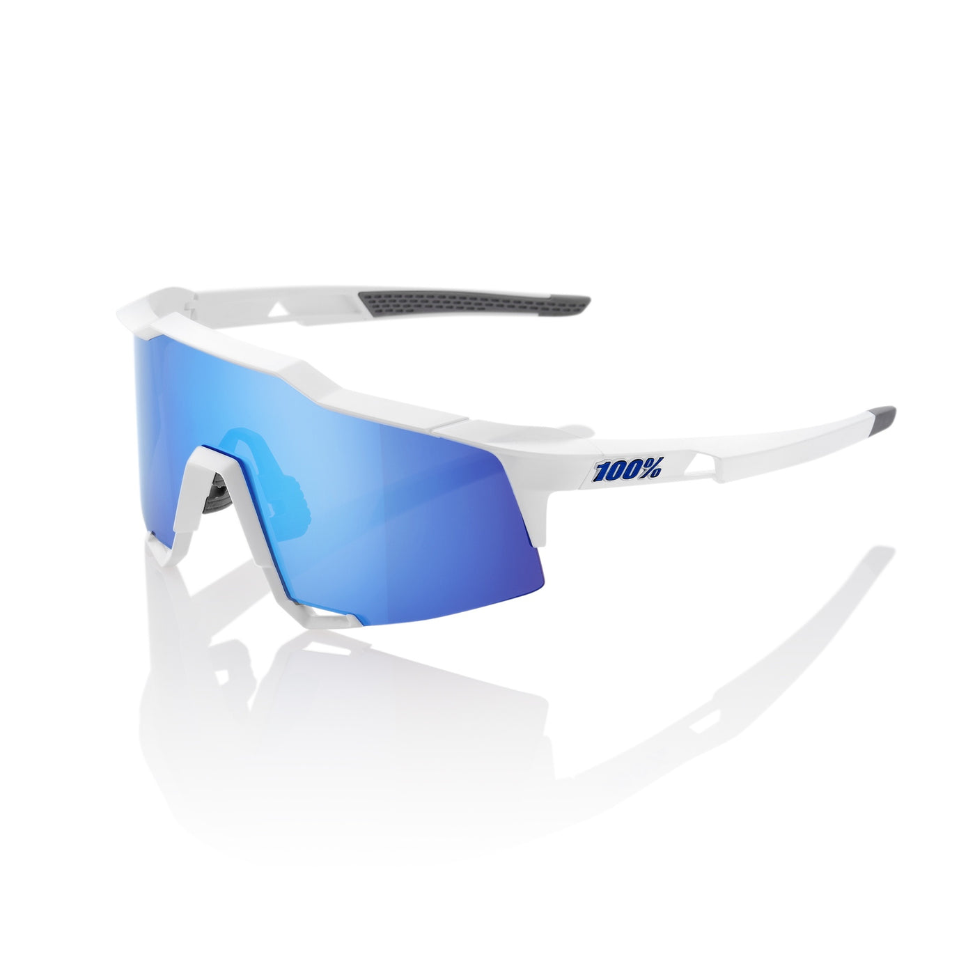 Sunglasses 100% Speedcraft - Matte White - Hiper Blue